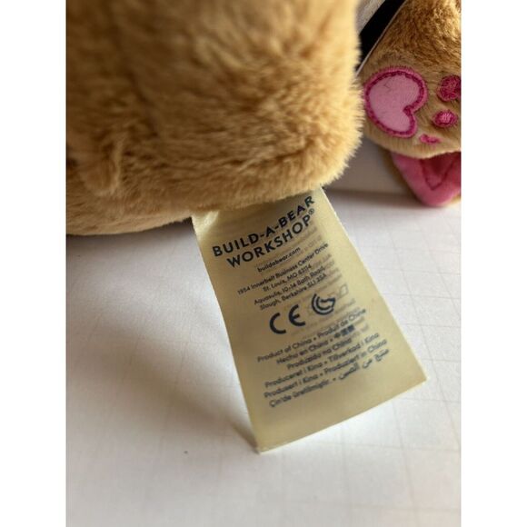 Build A Bear Kabu Pawlette Bunny Rabbit Plush 17" With Black White Barbie Outfit - Picture 6 of 7